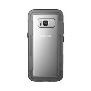 Galaxy S8 Case - Pelican Voyager Rugged 4 Layer Military‎ Grade Case Clear/Gray